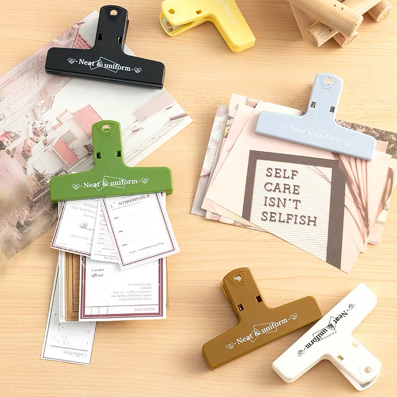 

ins Sederhana tapi Magnetik mengisap penjepit/ Klip Kertas Klip Binder Magnet / Colorful Magnetic Paper Clip Cute Clipper-YuanYuanMell