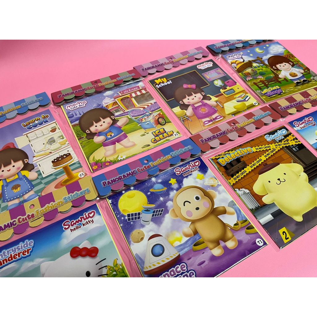 

Stiker Ganti Baju Sanrio Stiker DIY Momo Sticker Panoramic Cute DG Fashion