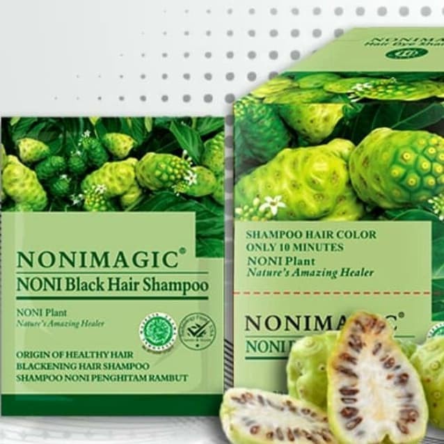 BSY NONI MAGIC BLACK HAIR SHAMPO HALAL ORIGINAL BPOM - BSY NONI MAGIC