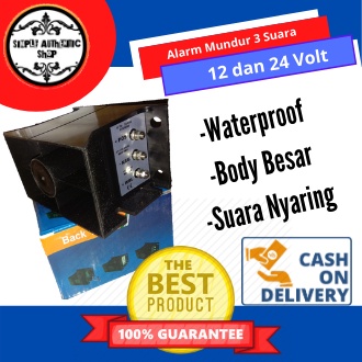 ALARM MUNDUR TRUK 3 SUARA BACK HORN