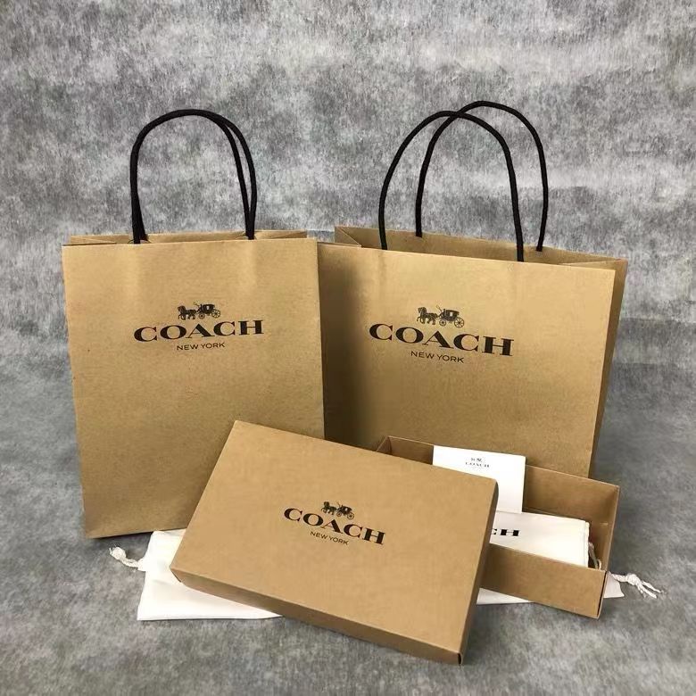 

Coach Dust Bag Paperbag Box Giftbag Accessories Bag (WRAP WITH CARE & Card Box)