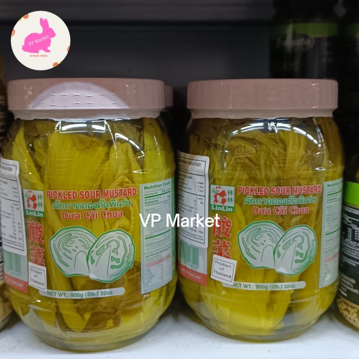 

Linlin Pickled Sour Mustard | Acar Jamur 900g
