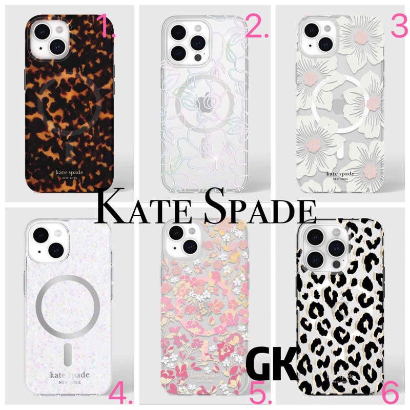 Kate Spade New York iPhone 15 promax / 15 pro Series Protective HardShell MS Casing Original