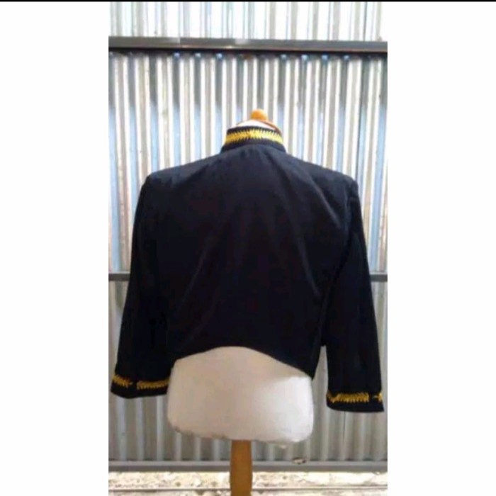 Beskap jawa hitam bordir dewasa