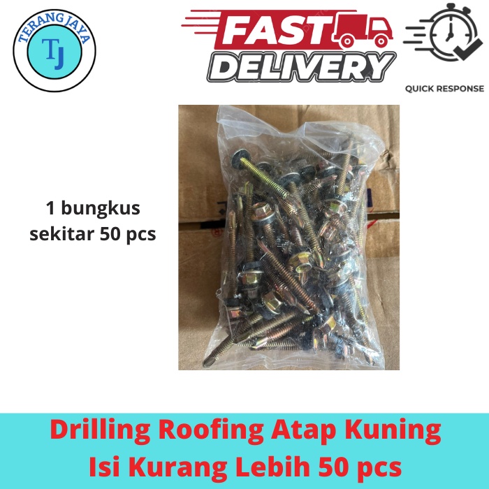 BAUT ROOFING TASO M5 50MM - BAUT BAJA RINGAN - DRILLING