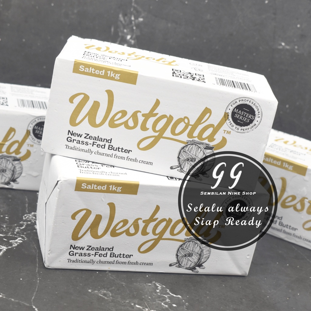 

WESTGOLD SALTED Butter 1 KG Mentega Asin New Zealand West Gold