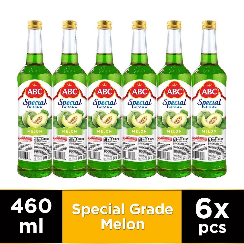 

ABC Sirup Special Grade Melon 460 ml - Multi Pack 6 pcs