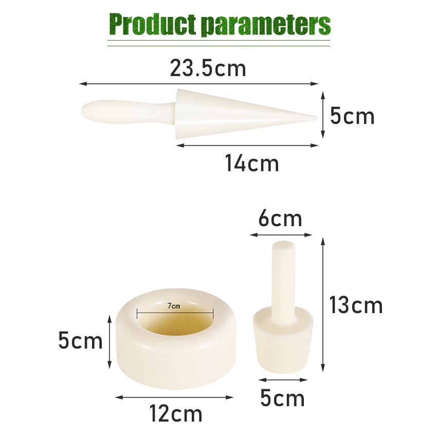 3Pcs/Set Cetakan Cone Ice Cream Waffle Cone Maker / cetakan es krim cone