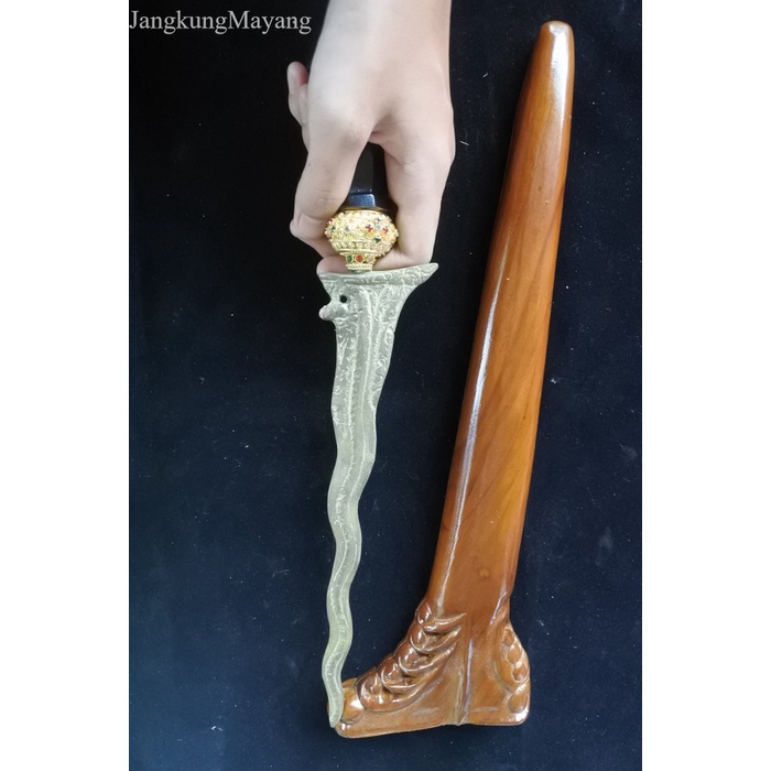

Keris nagasasra kuningan warangka sandang walikat wfn8034 antik