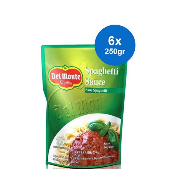 

Del monte Saus Spaghetti 250 gr x 6