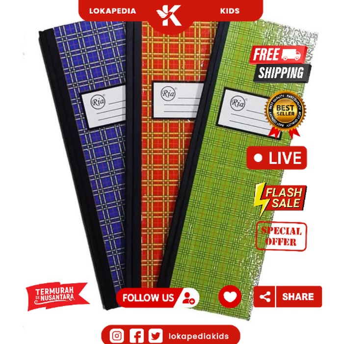 

BUKU EXPEDISI HARD COVER RIA 100 LEMBAR