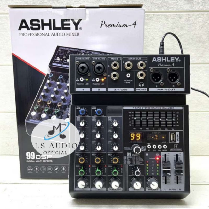 ASHLEY Mixer PREMIUM 4 Original - 4 Channel Mixer Streaming ASHLEY PREMIUM4