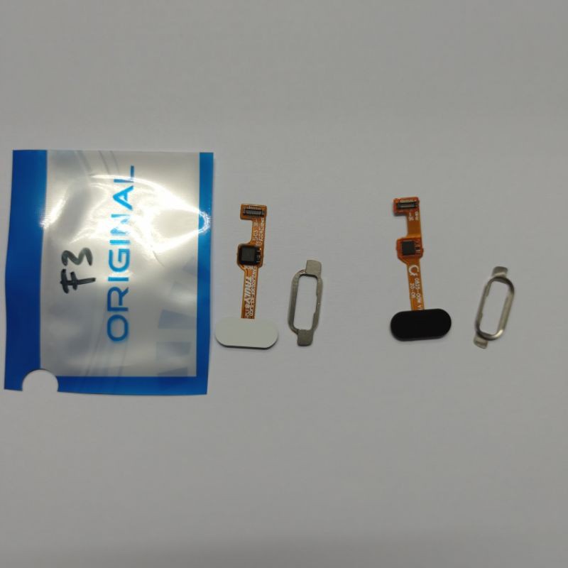 Flexible Fingerprint Tombol Home + Ring Oppo F3 CPH1609 / F3 +  Original