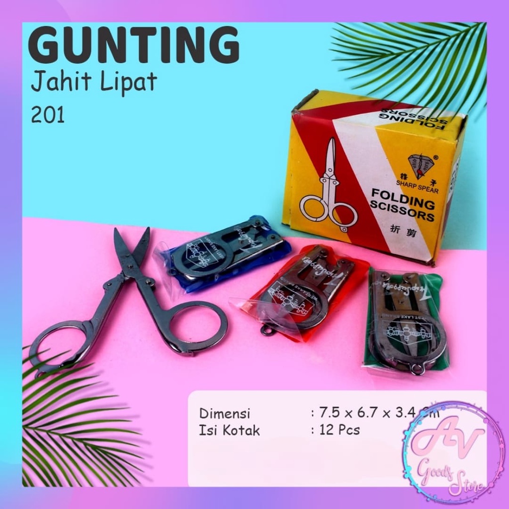 

Gunting Lipat / Gunting Stainless Kecil / Gunting Jahit Lipat Mini