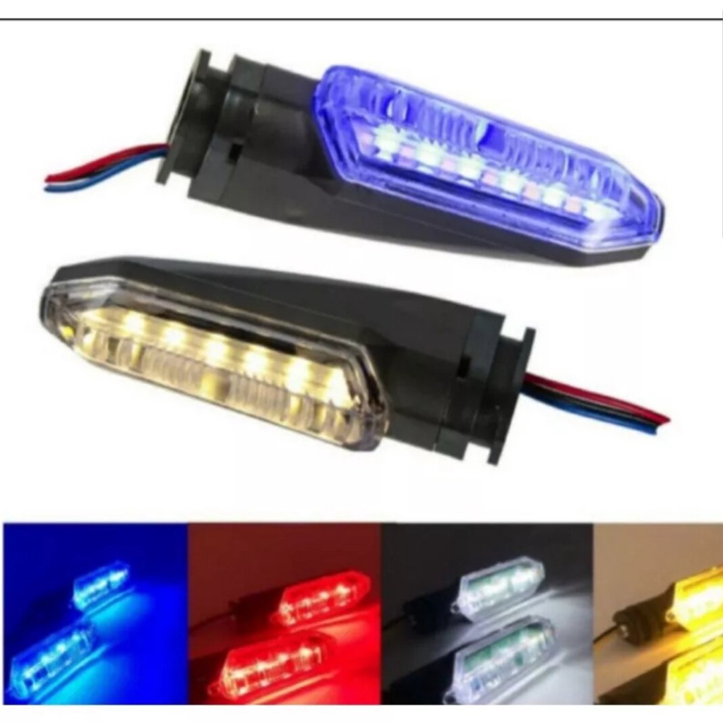 Lampu Sen Led Running Model Cb150r Adv Vario 150 Cbr Sein Led Variasi Universal Semua Motor
