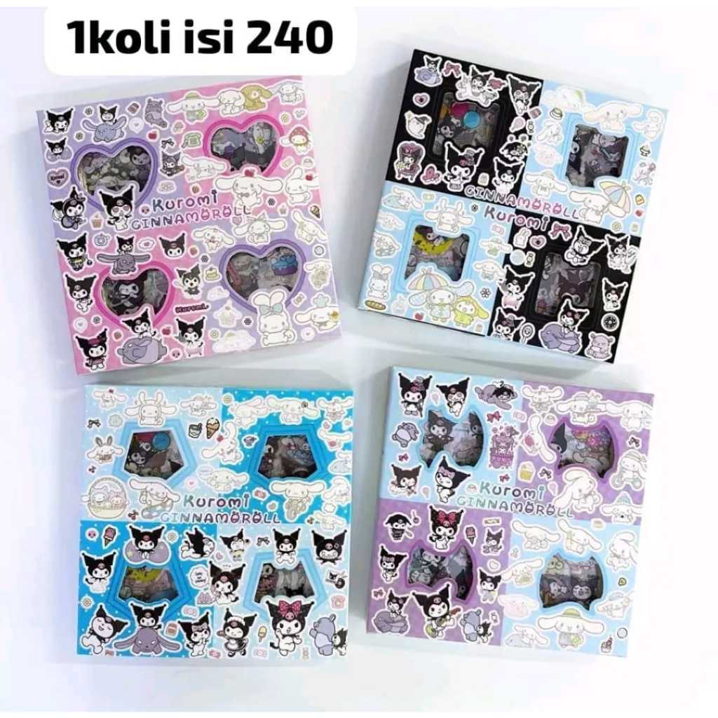 

Sticker Yoyo Sanrio Rainbow Stiker Lucu Mainan anak Viral Aesthetic Isi 100Pcs