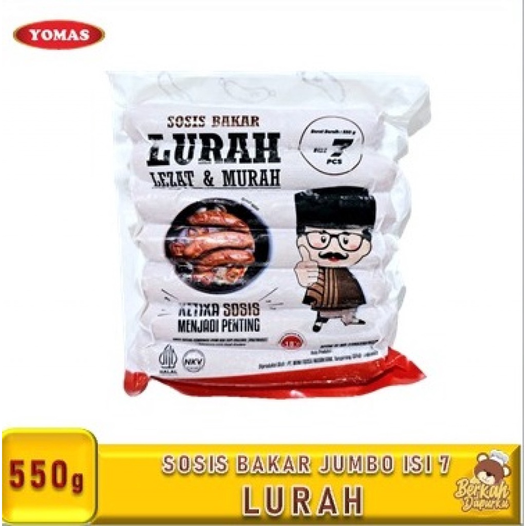 

Lurah Sosis Sapi 550g Isi 7 Sosis Bakar Jumbo