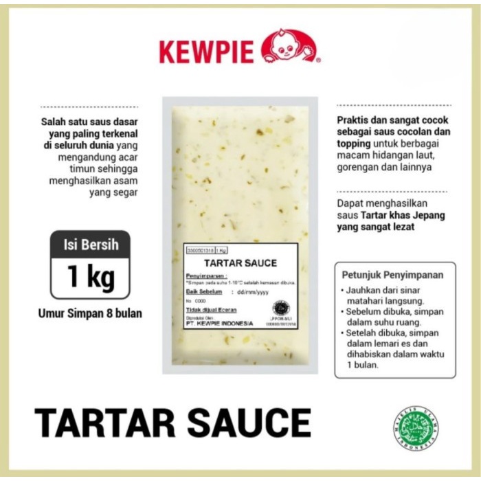 

KF97 Kewpie Tartar Sauce 1kg