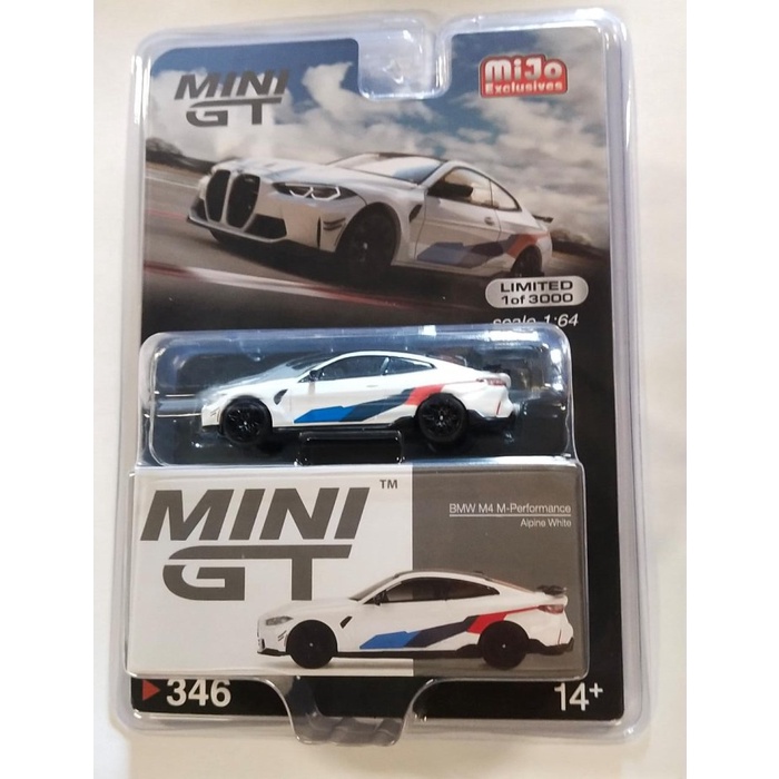 MiniGT 1/64 BMW M4 M-Performance Alpine White - MGT00346-MJ