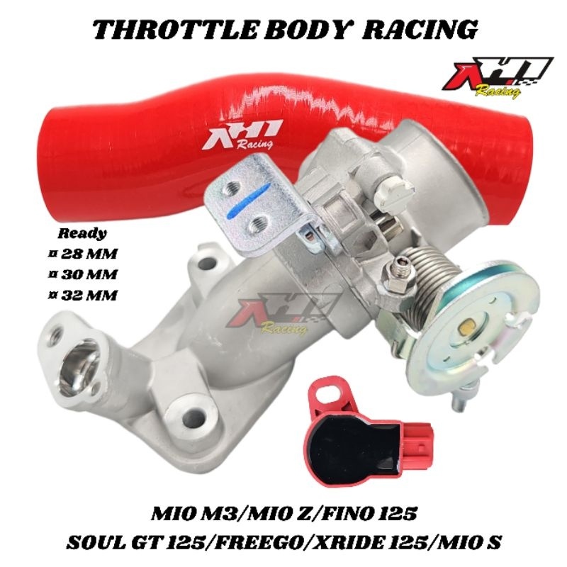 AH1 RACING TUAS GAS THROTTLE BODY TB MIO M3 MIO Z FINO 125 SOUL GT 125 XRIDE 125 FREEGO XRIDE 125 MI