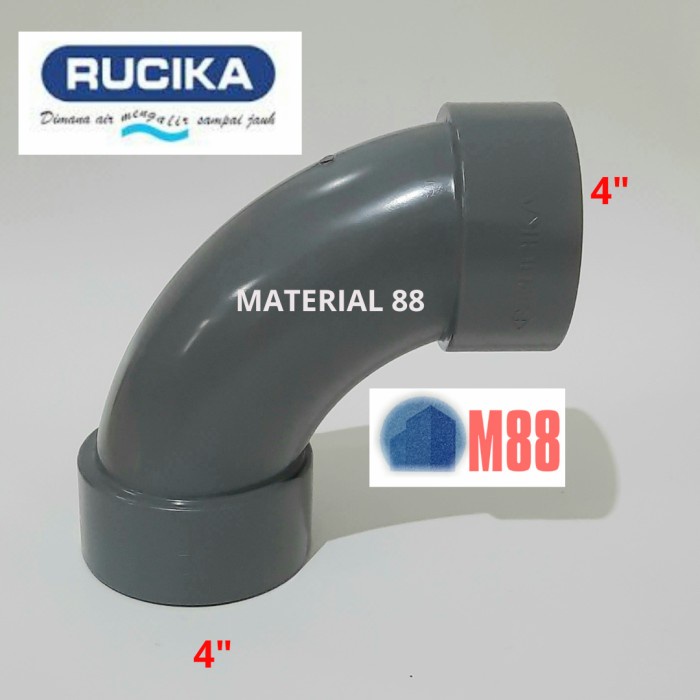 RUCIKA Long Elbow 4 inch D - Large Radius Elbow Keni