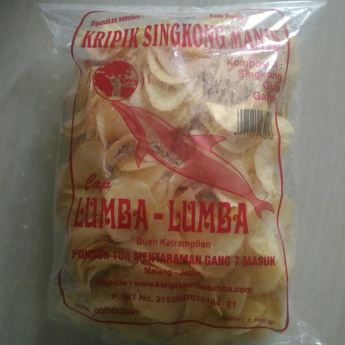 

[SUKSES] Keripik Singkong Lumba Lumba Manis 500 gr manis