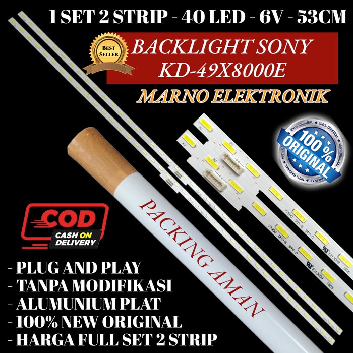 BACKLIGHT SONY KD-49X8000E 49X8000E KD-49X7500 KD-49X7000 LAMPU LED BL