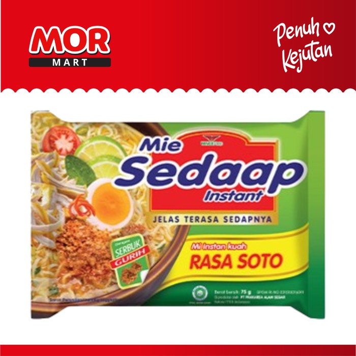 

SEDAAP Mie Instant Rasa Soto 75g