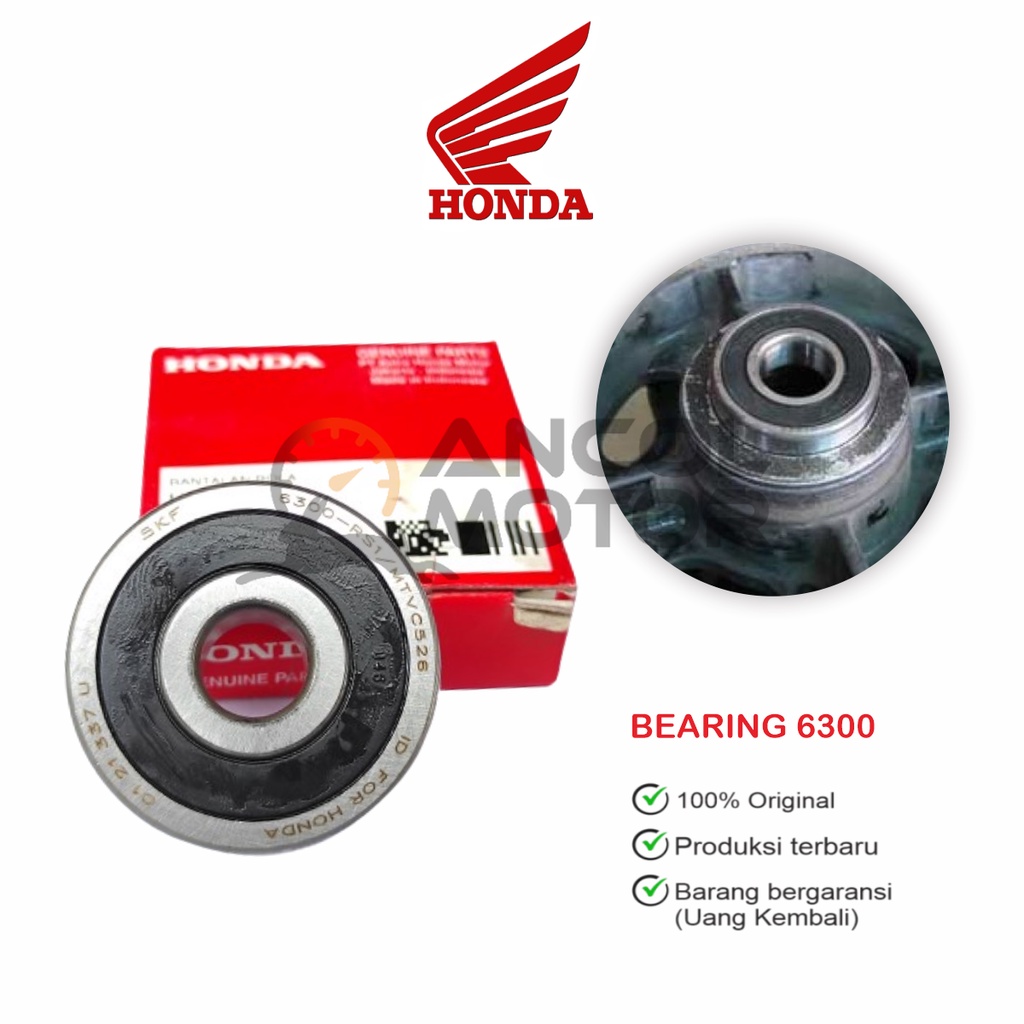AHM Laher 6300 rs Ball Bearing Mio Vega Jupiter MX Smash Original
