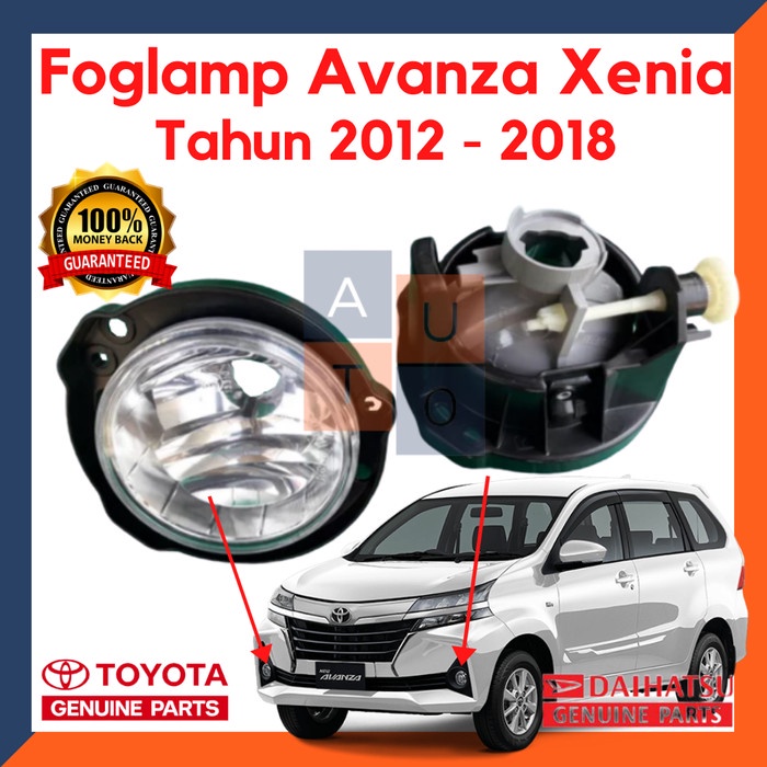 Foglamp Avanza Xenia/ Lampu Kabut avanza dan Xenia Tahun 2012 - 2018 - KIRI (L)