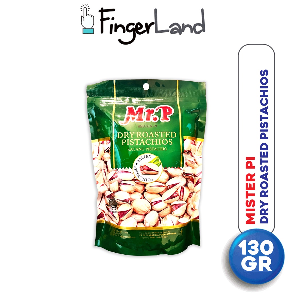 

MR. P Dry Roasted Pistachios 130 gram Kacang Pistachio Asin