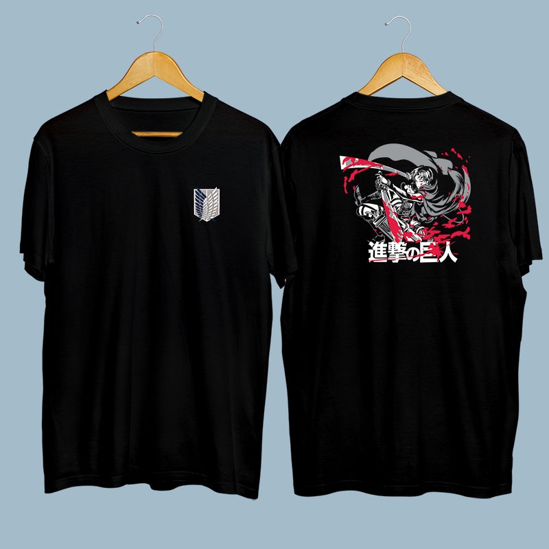 Baju Kaos Anime Attack on Titan Levi 1