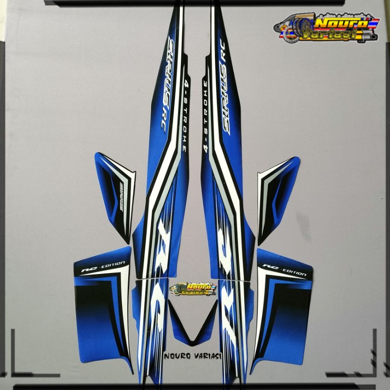 COD striping yamaha vega r new sirius rc biru thailand thailook  LIGHT888