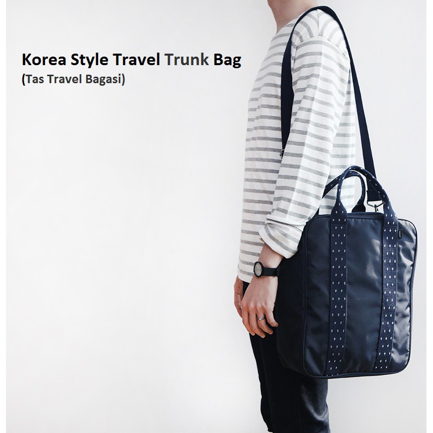 Ennwen Korea Style Travel Trunk Bag / Tas  Selempang / Cross body / Tas Bagasi mtm