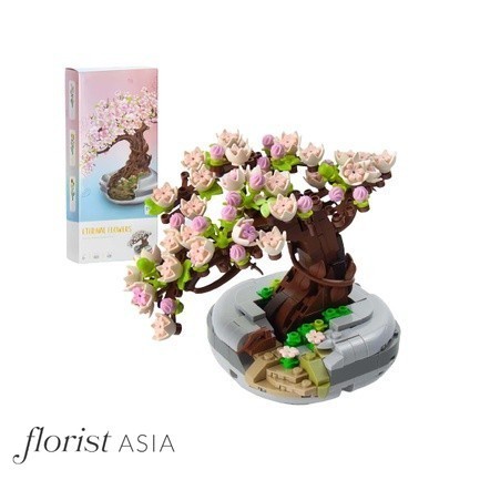 Nano Block Bricks Lego Flower LOZ MINI SAKURA Puzzle Mainan Balok Susun Mini Building Block