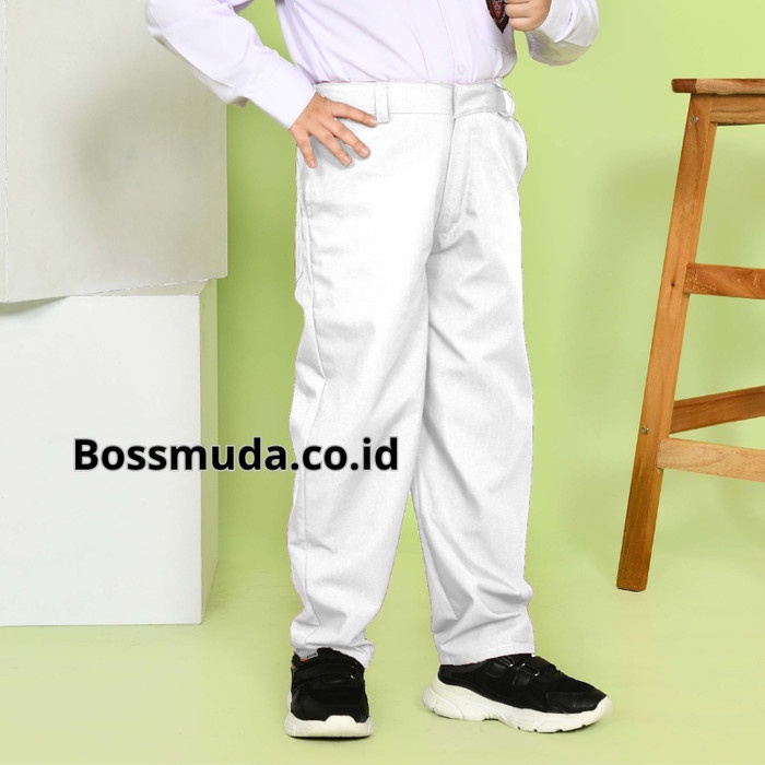 

[MEDAMART] DISKON Celana Putih Seragam Sekolah SD Cowok Panjang 26