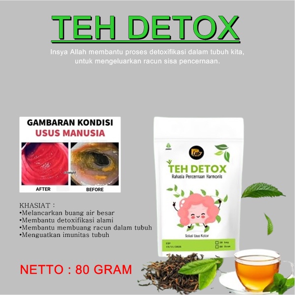 

Teh Detok Obat Usus Kotor Sistem Pencernaan Usus Sehat Original