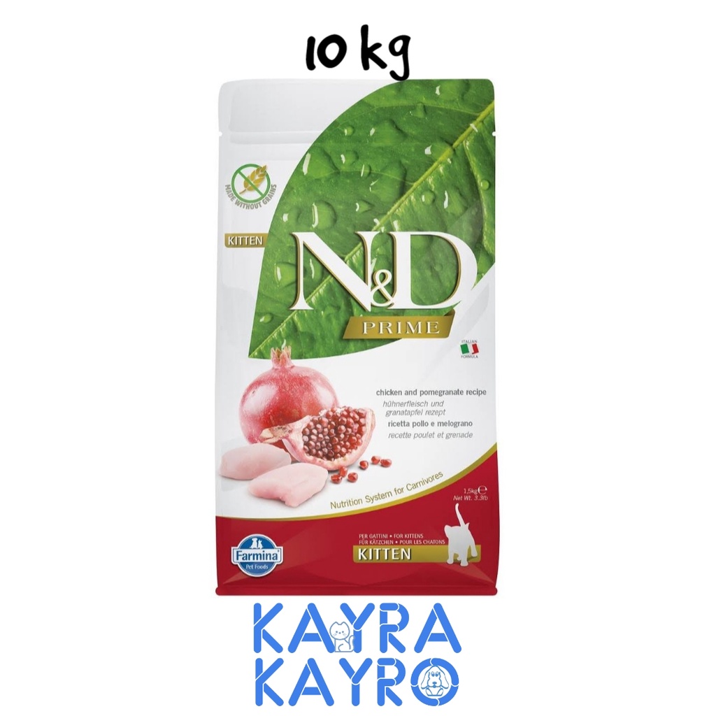 N&D Prime Kitten Cat 10 kg - Makanan Anak Kucing