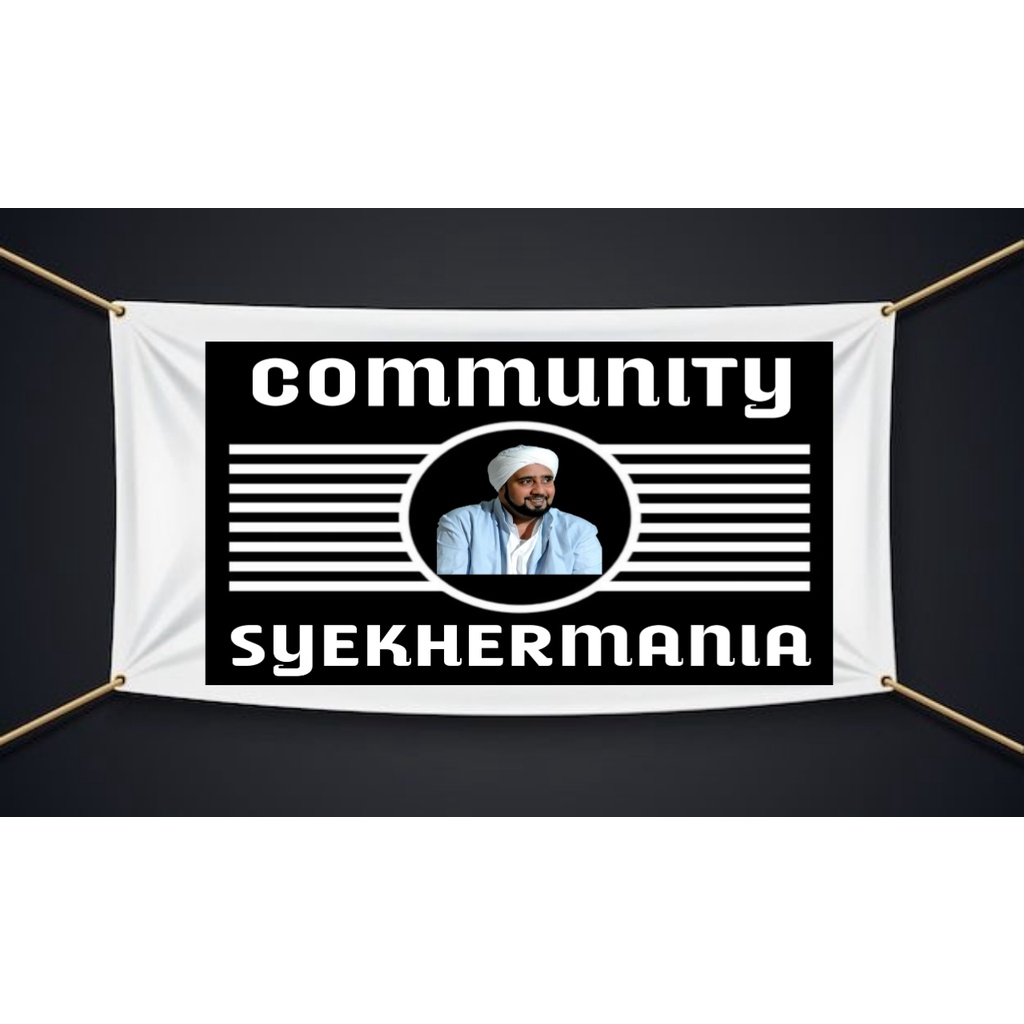 BENDERA SYEHERMANIA 90X60 BAHAN KAIN SATIN BERKUALITAS PROSES CEPAT