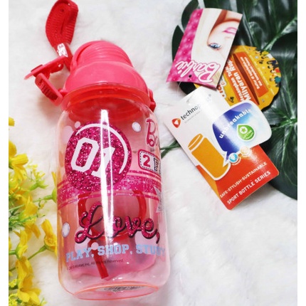 Botol Minum Anak Technoplast Botol Minum Botol Minum Anak Lucu dengan Sedotan BPA FREE