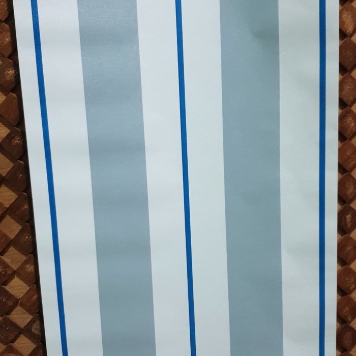 Nuansa Wallpaper Biru Garis Biru - Wallpaper Dinding