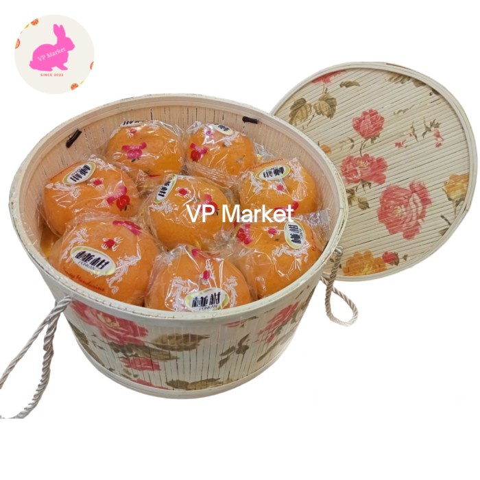 

Jeruk Ponkam Bambu Bulat Isi 16 | Hampers Buah Imlek