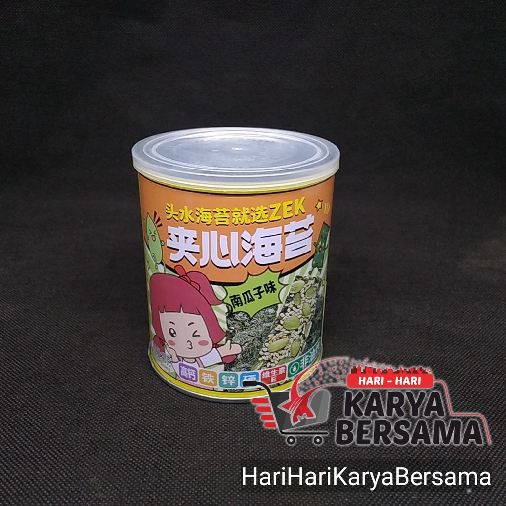

MAKANAN RINGAN ZEK PUMKIN FLAVORED SANDWICH SEAWEED 40GR