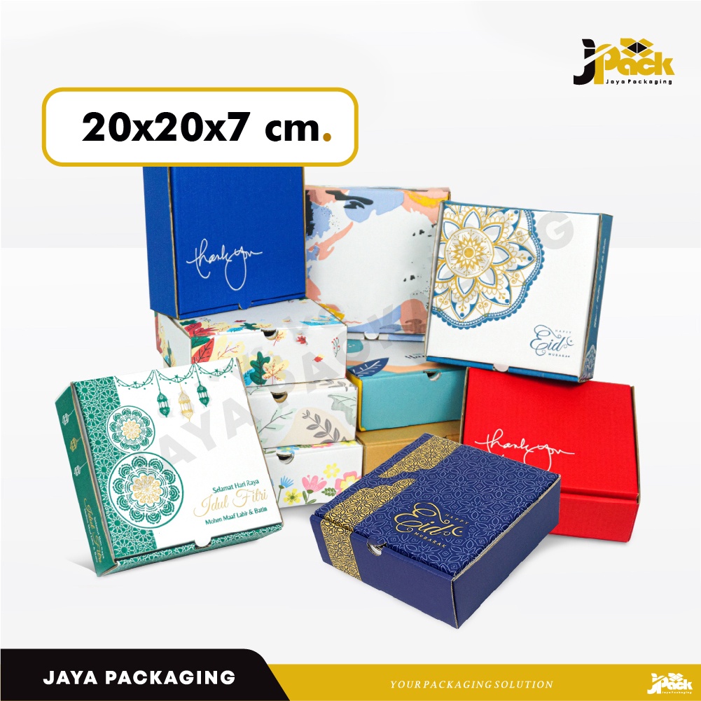 

Box 20x20x7 Kardus/polos/Hampers/hoodie/mukena/ultah/ulang tahun/happybirthday/it's boy/it's girl/baby/bayi/tinggi7