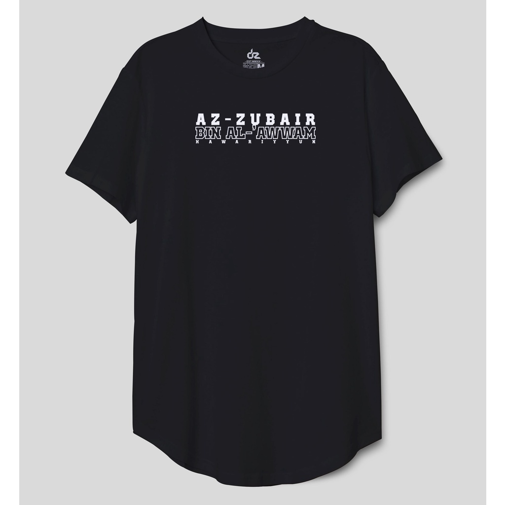 Baju Kaos Kurta Pria distro katun combed 30s kode ZUBAIR BIN AWWAM