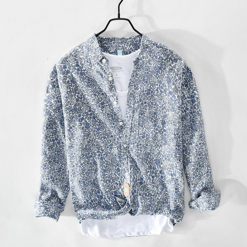 New fashionable retro  floral shirt for men