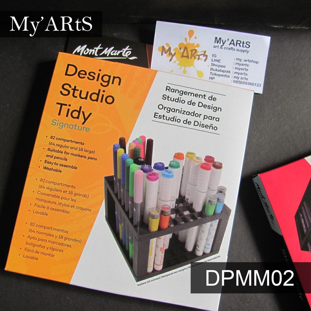 

Mont Marte Signature Design Studio Tidy 82 Tempat Dudukan Pensil