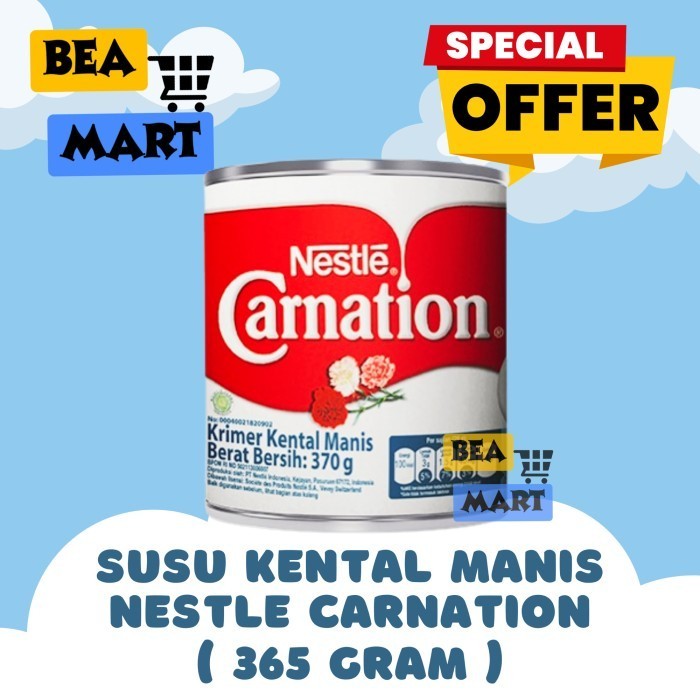 

Susu Kental Manis Nestle Carnation 365 gr | SKM Krimer Kaleng 365gr ml