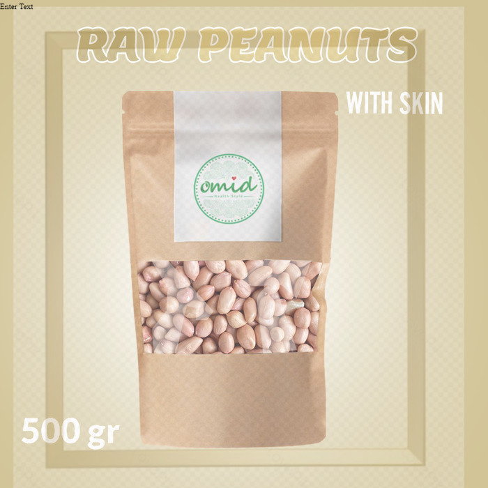 

Peanut Raw | Kacang Tanah Mentah [ 500gr ] - 500g |With Skin Lh