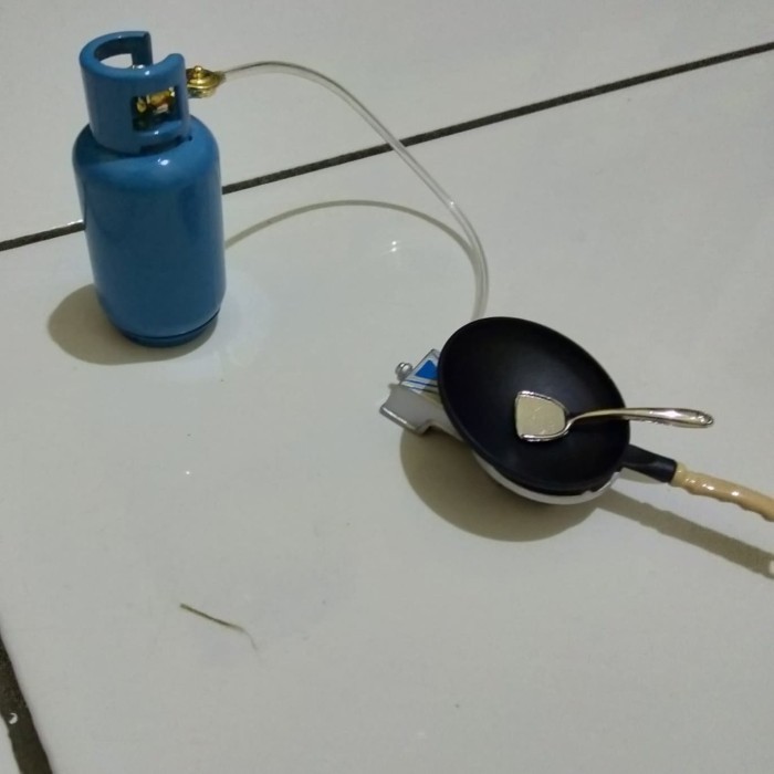 ✔Girya.Syo✔ - READY Miniatur Kompor Gas Miniatur Tabung Gas Set